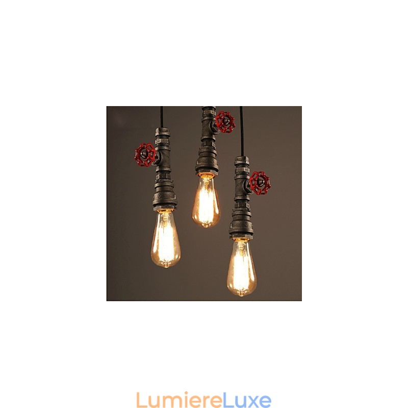 Lampe suspendue rétro jouant le rôle de décoration de loft lampe suspendue industrielle rurale