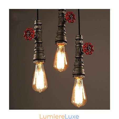 Lampe suspendue rétro jouant le rôle de décoration de loft lampe suspendue industrielle rurale Lampe suspendue rétro jouant le rôle de décoration de loft lampe suspendue industrielle rurale