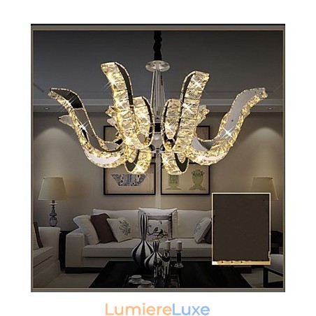 Lampe en cristal Lampe suspendue en cristal de luxe moderne Lampe en cristal Lampe suspendue en cristal de luxe moderne