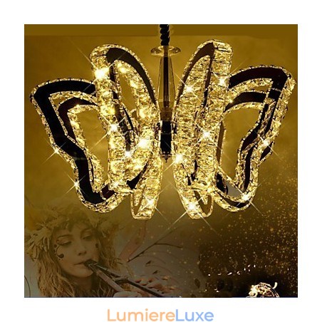 Lampe papillon moderne en cristal de luxe 8 Lampe papillon moderne en cristal de luxe 8
