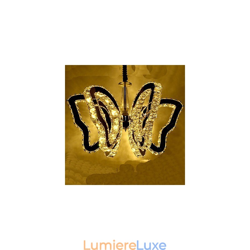 Lampe papillon moderne en cristal de luxe 8