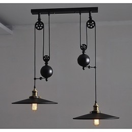 Lampe suspendue en métal créative, lampes suspendues modernes, lampe suspendue pour café
