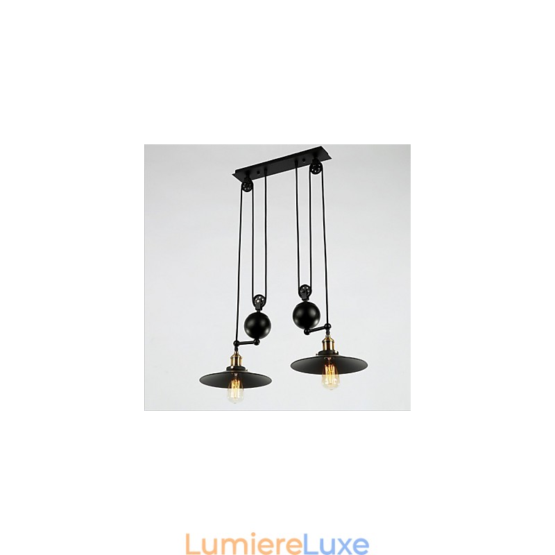 Lampe suspendue en métal créative, lampes suspendues modernes, lampe suspendue pour café