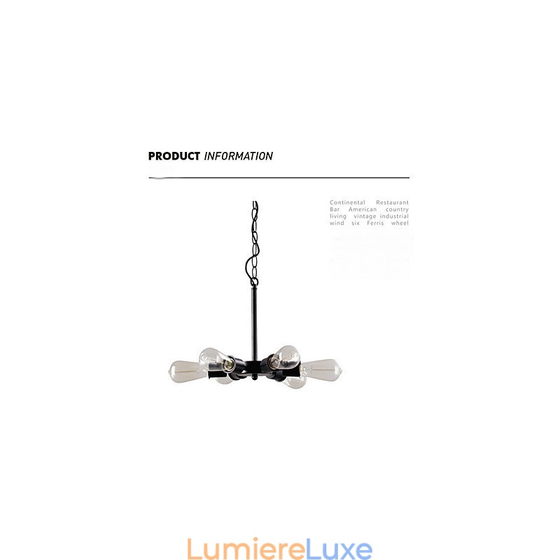Lustre rétro Edison