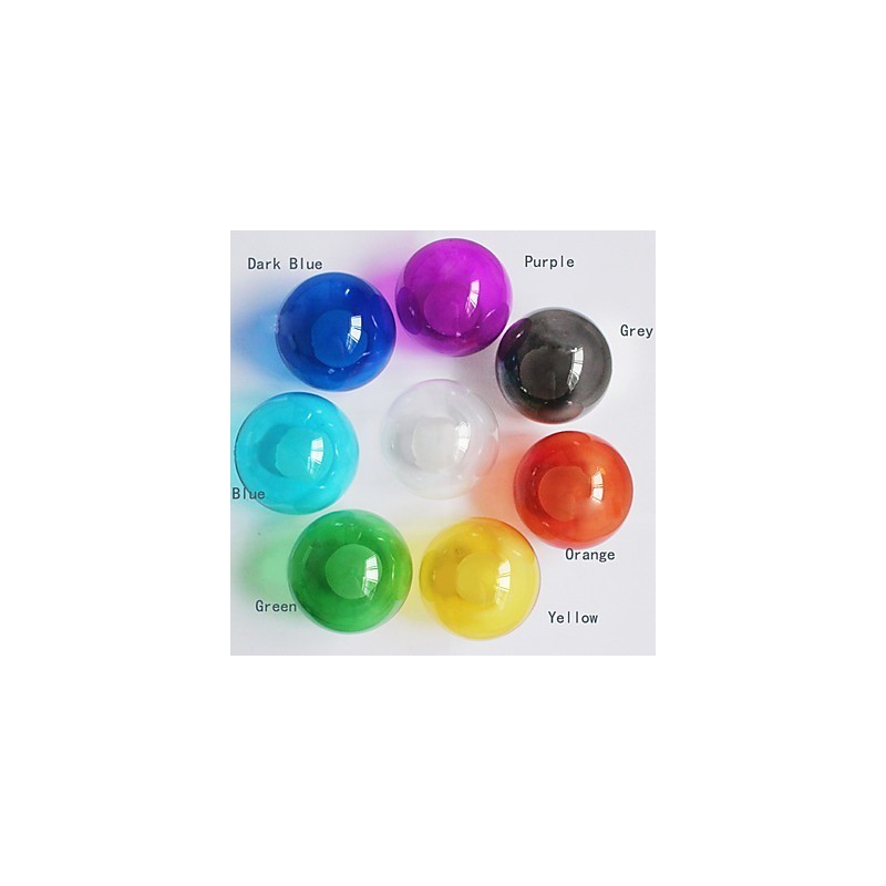 Suspension moderne en verre coloré à 19 lumières