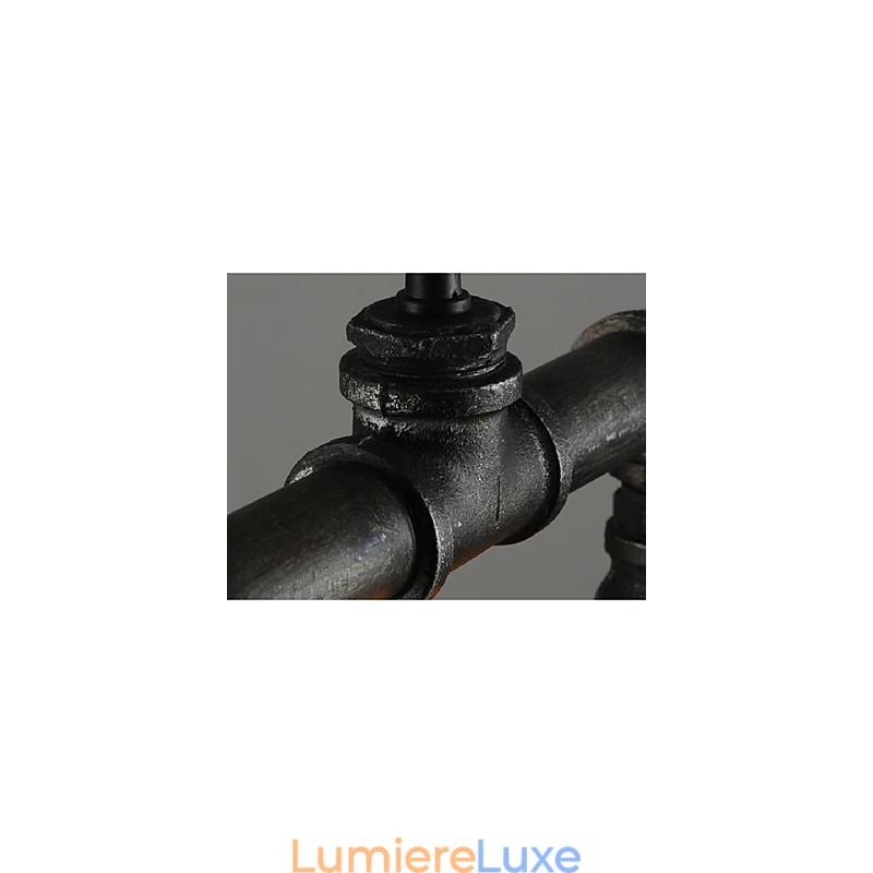 Lanterne traditionnelle classique vintage style campagnard rétro mini peinture suspension en métal salle à manger