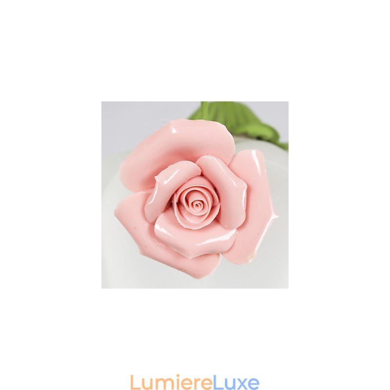 Les fleurs et plantes du jardin de la Saint-Valentin absorbent la lumière du dôme