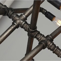 Suspension traditionnelle classique vintage rétro en métal avec peinture de campagne