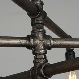 Suspension traditionnelle classique vintage rétro en métal avec peinture de campagne