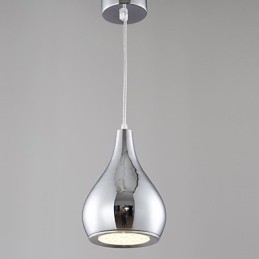 Suspension moderne contemporaine en métal galvanisé avec globe