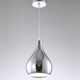 Suspension moderne contemporaine en métal galvanisé avec globe