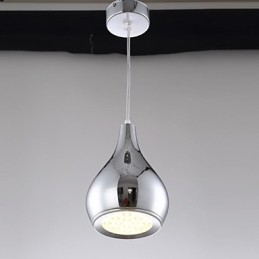 Suspension moderne contemporaine en métal galvanisé avec globe
