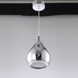 Suspension moderne contemporaine en métal galvanisé avec globe