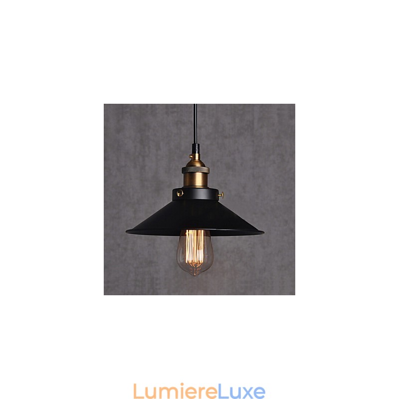 Suspension rétro classique de style européen, luminaire suspendu, diamètre de l'ampoule : 22 cm