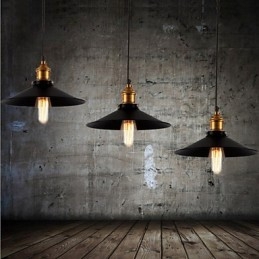Suspension rétro classique de style européen, luminaire suspendu, diamètre de l'ampoule : 22 cm