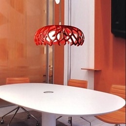 Suspension en résine peinte contemporaine moderne