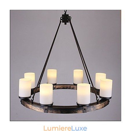 Lustre en bois ancien vintage à faire Lustre en bois ancien vintage à faire