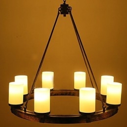 Lustre en bois ancien vintage à faire