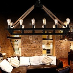 Suspension en métal peinte Country Designers