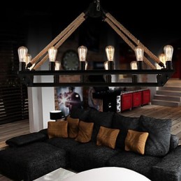 Suspension en métal peinte Country Designers