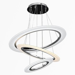 Lustre suspendu en acrylique avec forme DIY