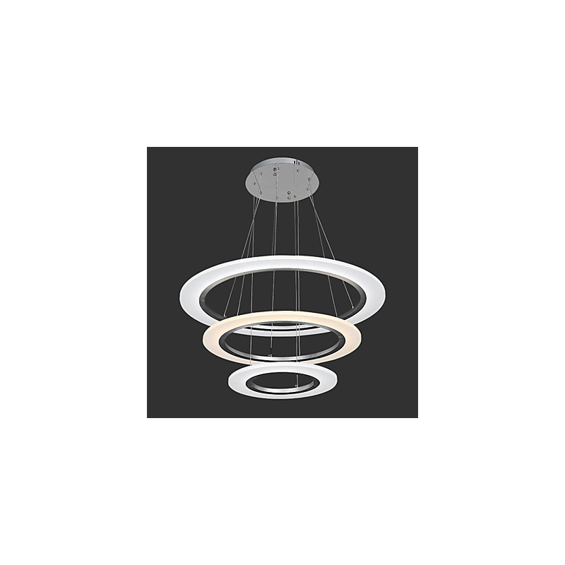 Lustre suspendu en acrylique avec forme DIY
