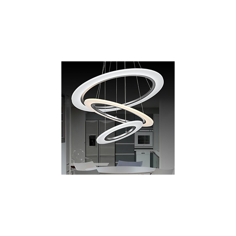Lustre suspendu en acrylique avec forme DIY