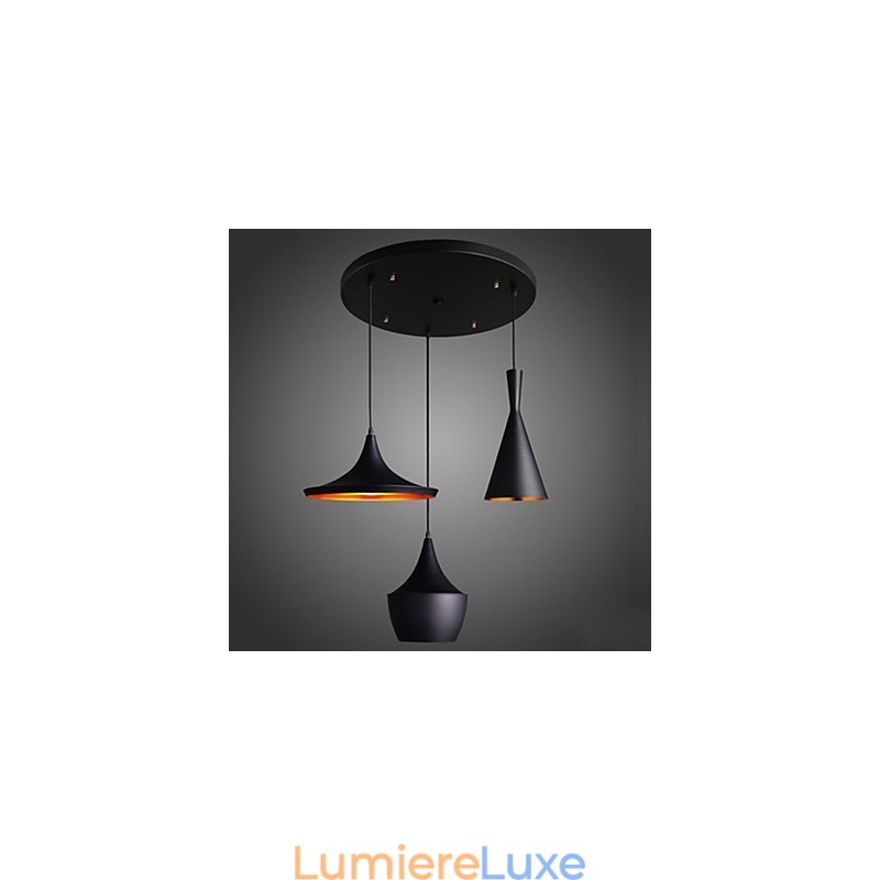 Suspension épurée en noir