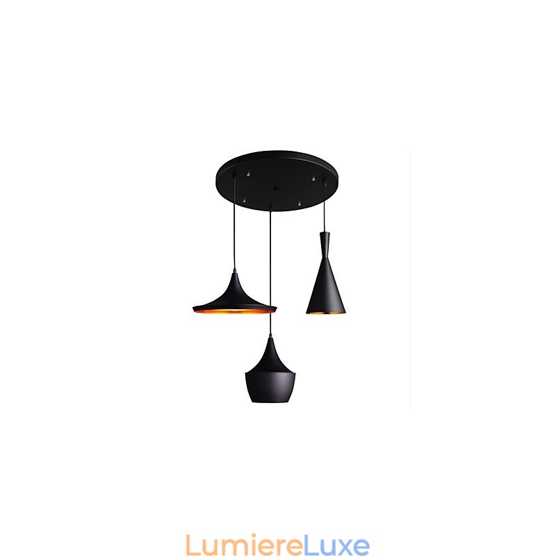 Suspension épurée en noir