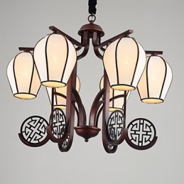 Lustre en métal galvanisé de style mini vintage Rustic Lodge