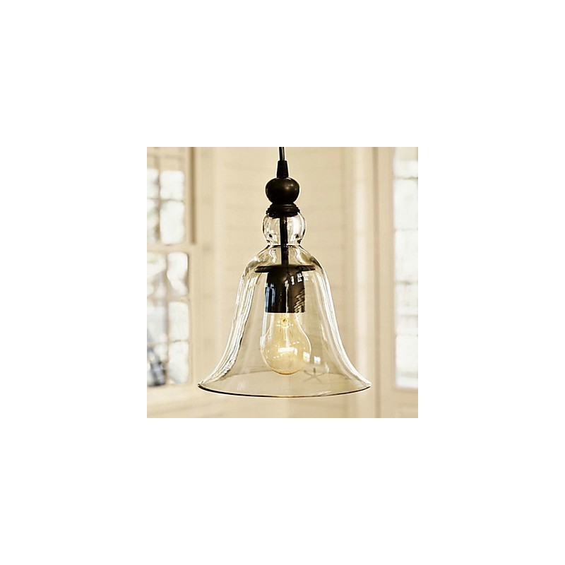 Suspension galvanisée de style mini bol classique vintage traditionnel