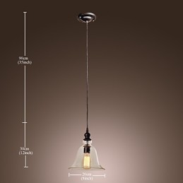 Suspension galvanisée de style mini bol classique vintage traditionnel