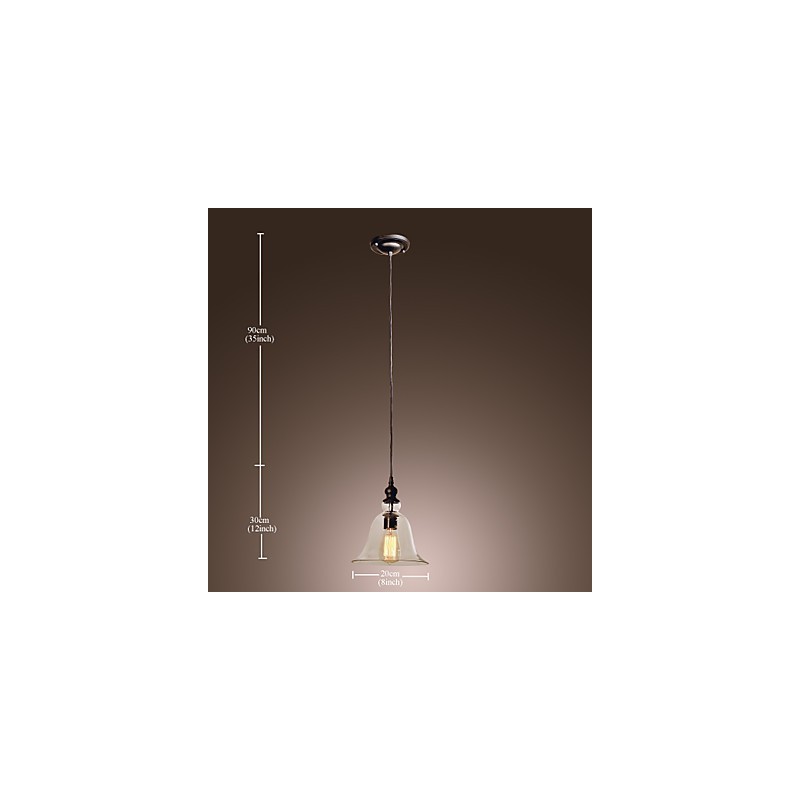 Suspension galvanisée de style mini bol classique vintage traditionnel