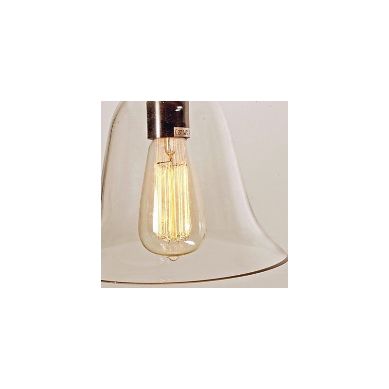 Suspension galvanisée de style mini bol classique vintage traditionnel