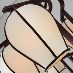 Lustre en métal galvanisé de style mini vintage Rustic Lodge