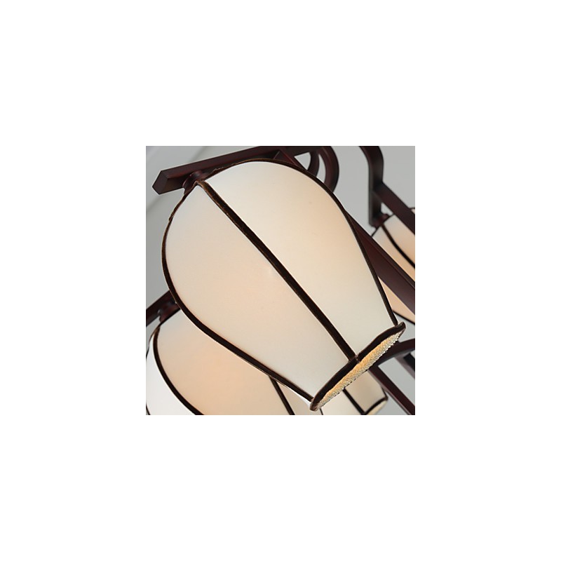 Lustre en métal galvanisé de style mini vintage Rustic Lodge