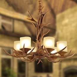 Lustre Suspension Vintage Résine