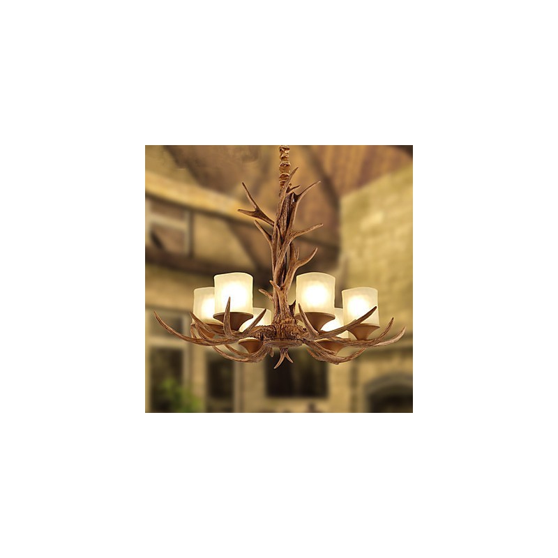 Lustre Suspension Vintage Résine