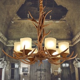 Lustre Suspension Vintage Résine