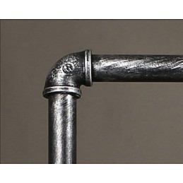 Lustre en tube de fer, lampe suspendue à engrenage éolien industriel