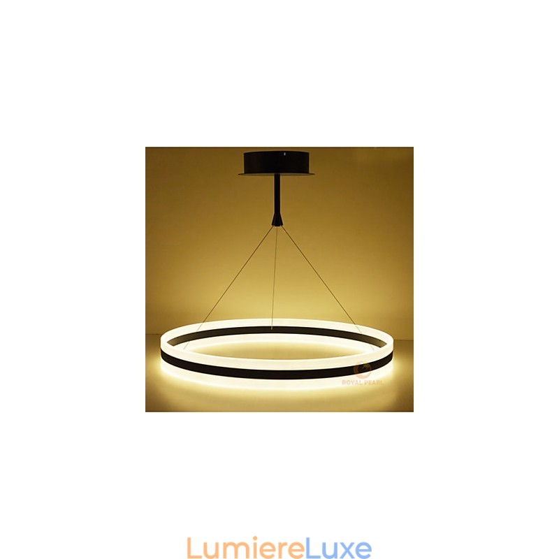 Lampe design en acier et cristal