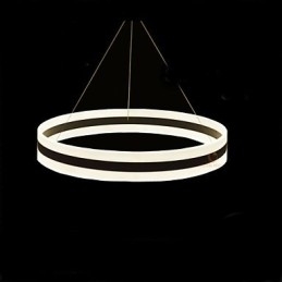 Lampe design en acier et cristal