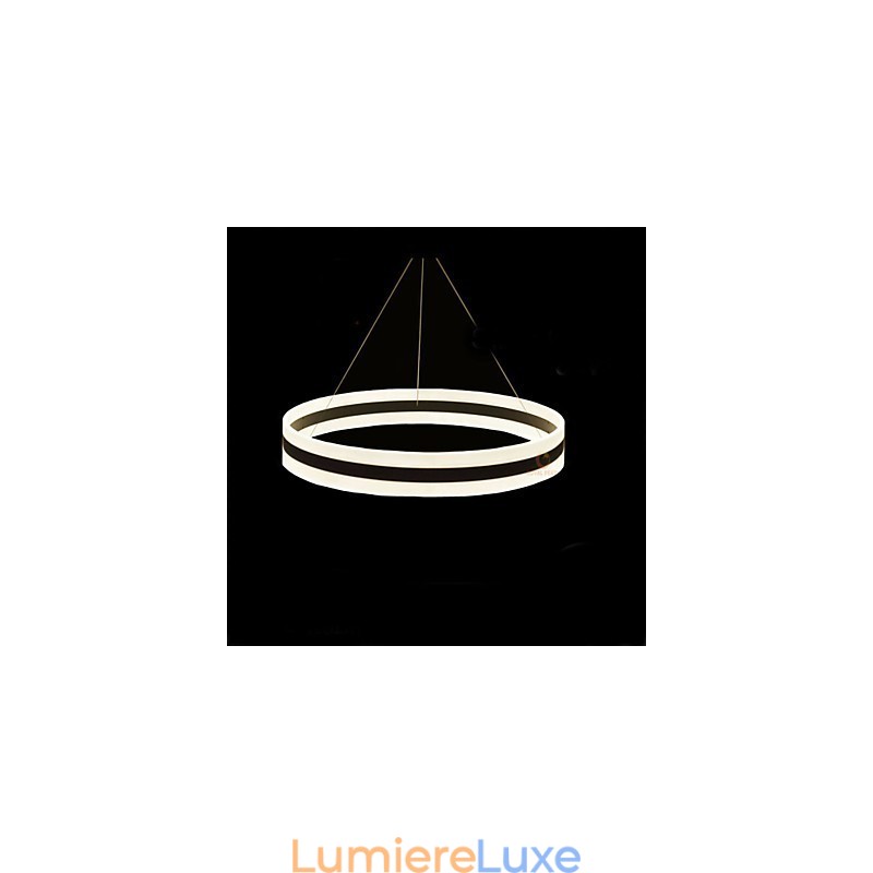 Lampe design en acier et cristal