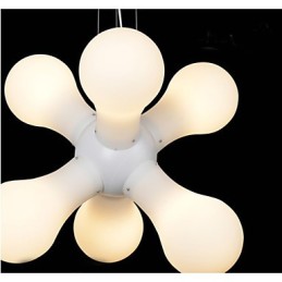 Lampe à suspension simple en verre
