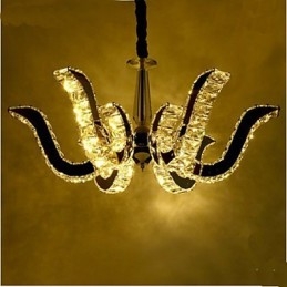 Lampe en cristal Lampe suspendue en cristal de luxe moderne