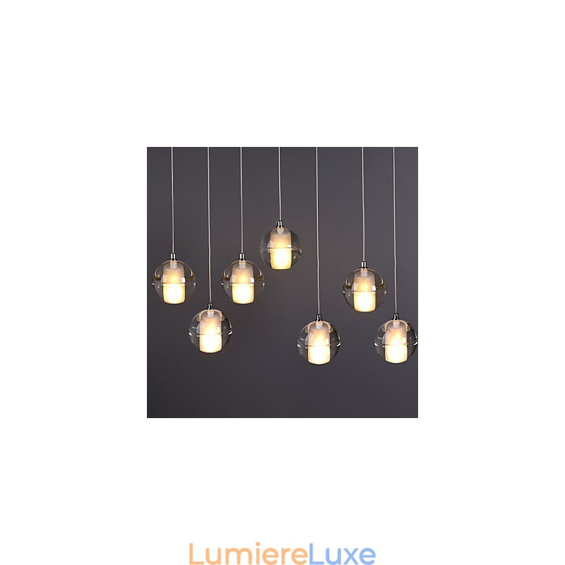 Lampe moderne en cristal de verre Aurora Borealis de style All Over The Sky Star Bocci Droplight