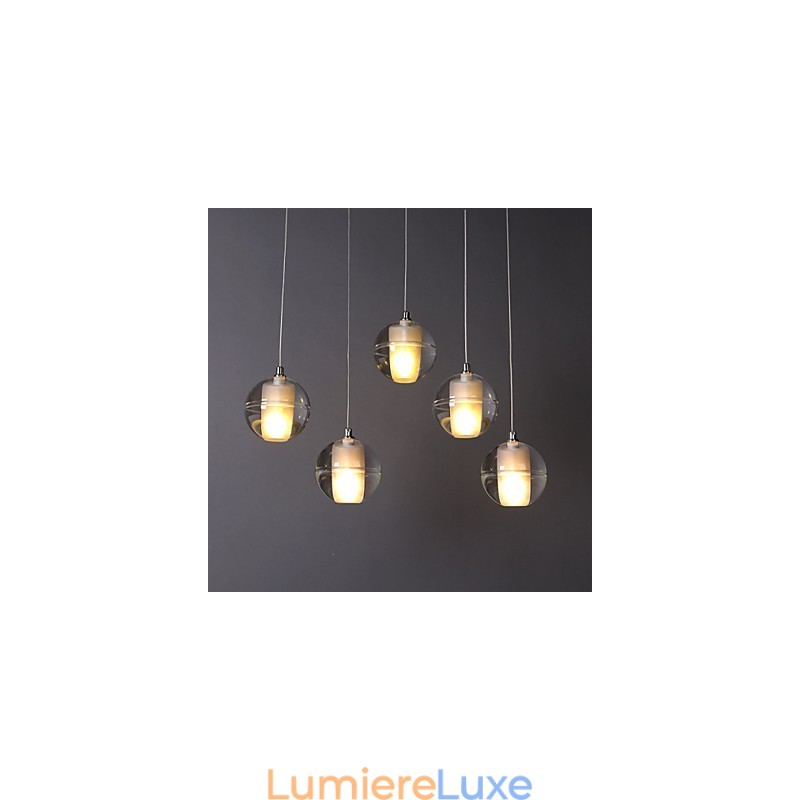 Lampe moderne en cristal de verre Aurora Borealis de style All Over The Sky Star Bocci Droplight