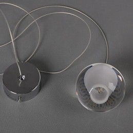 Lampe moderne en cristal de verre Aurora Borealis de style All Over The Sky Star Bocci Droplight
