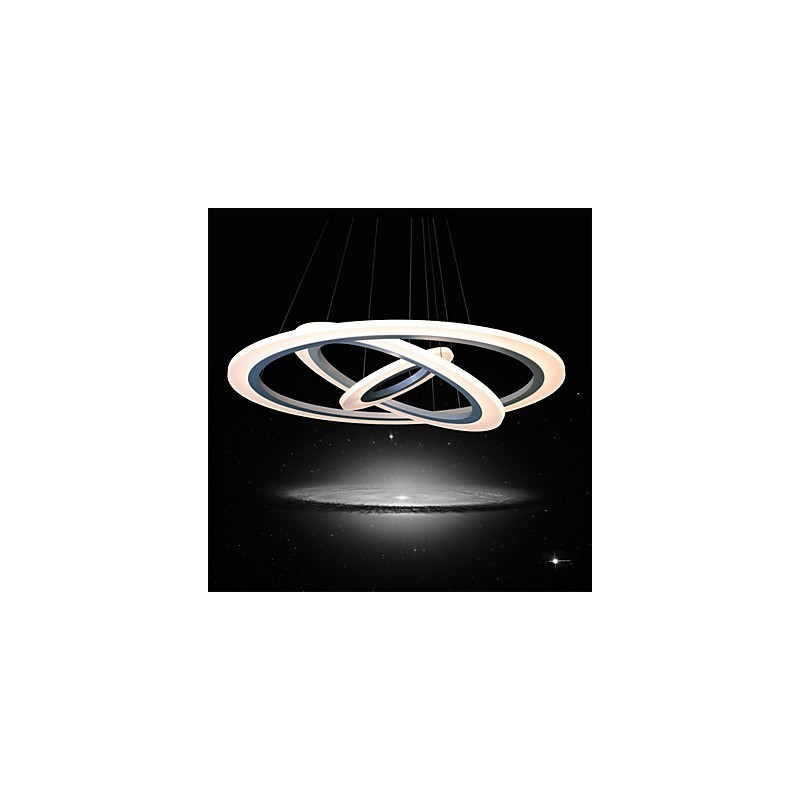 Suspension acrylique moderne et contemporaine de 75 watts