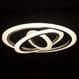 Suspension acrylique moderne et contemporaine de 75 watts